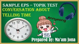 SAMPLE EPS - TOPIK TEST [TELLING TIME]