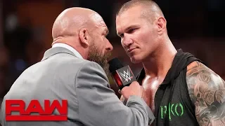 Triple H and Randy Orton meet before WWE Super ShowDown: Raw, June 3, 2019