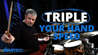 Triple Your Hand Speed On The Drums - Russ Miller