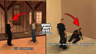 What Happens if Carl & Pulaski become FRIENDS in Mission "High Noon" of GTA San Andreas