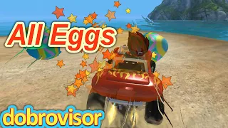 Beach Buggy Racing Eggs | BB Racing All Easter Eggs | BEACH BUGGY RACING