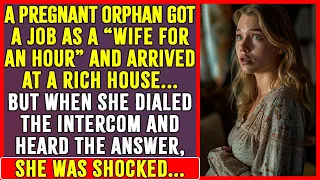 A PREGNANT ORPHAN BECAME A "WIFE FOR AN HOUR", CAME TO CLEAN A RICH HOUSE, AND WAS SHOCKED...