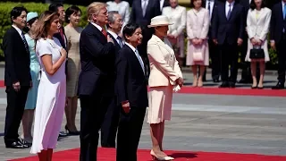 Trump meets with Japanese emperor on state visit overshadowed by trade