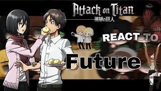 Past AOT React To Future || Attack on Titan || Shingeki no Kyojin || Gacha Club