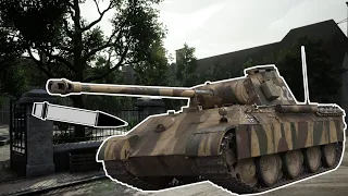 Multiple shells ricochet on a Panther tank!! | Crazy sound!! | Post Scriptum