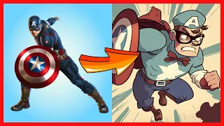 AVENGERS TURNED INTO GRAVITY FALLS | Super Heroes from Marvel and DC | Avengers but