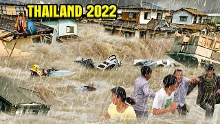 Thailand AGAIN Hit By Flooding! EXTREMELY Heavy Rain And Strong Winds Brought By Hurricane Noru