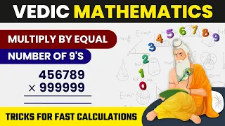 Multiply by Equal Number of 9's | Fast Multiplication in Mind | Vedic Maths Tricks | Vedic Maths