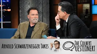 Arnold Schwarzenegger Takes The Colbert Questionert