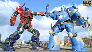 Transformers Rise Of The Skibidi Toilet - Optimus Prime vs Blue | Paramount Pictures [HD]