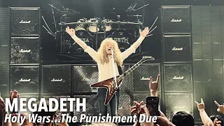 MEGADETH - Holy Wars…The Punishment Due - Live @ CWMP - The Woodlands, TX, Pit View, 9/2/22 4K