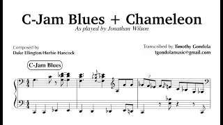 Jonathan Wilson| C-Jam Blues & Chameleon Medley| Funk Piano Transcription