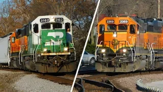 BNSF Locals on the CP Davenport Sub - Featuring BN 3162!