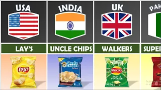 Famous chips brand from different countries || 2023 || Lays chips