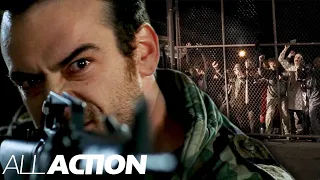 Zombie Horde Attacks The Army Compound | Land Of The Dead (2005) | All Action