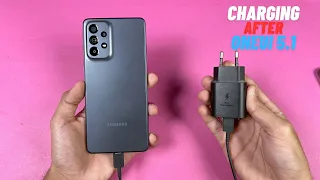 Samsung Galaxy A73 5G - Battery Charging Test After OneUI 5.1! | Super Fast Charging now Disabled!?