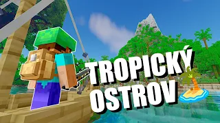 Přežil Jsem Na Tropickém Ostrově v Minecraftu!