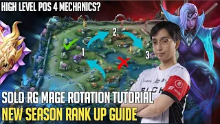 SOLO RG MAGE ROTATION TUTORIAL | NEW SEASON RANK UP GUIDE | MOBILE LEGENDS