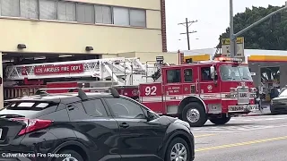 LAFD January Response Compilation | RA62 Transporting w/ LAPD and More