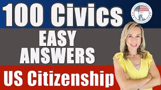 100 Civics Questions and answers in Random Order 2008 version | US Citizenship Interview