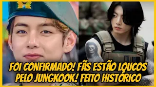 🚨FOI CONFIRMADOOOOO!!! FÃS ESTÃO LOUCOS PELO JUNGKOOK E SEU FEITO HISTÓRICO