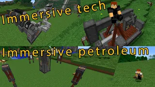 Нефть и генераторы для immersive engineering | Обзор аддонов Immersive tech и Immersive petroleum