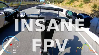 INSANE Highway Ride on Electric Scooter | Dualtron X and GoPro Hero Black 7 FPV