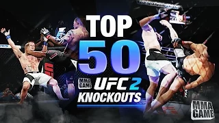 EA SPORTS UFC 2 - TOP 50 UFC 2 KNOCKOUTS - Community KO Video ep. 10