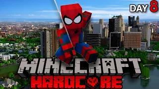 Minecraftထဲက ပင့်ကူလူသား...| Surviving as SpiderMan in Minecraft...