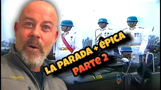 👉EX MILITAR ESPAÑOL REACCIONA A  PARADA MILITAR CHILE 1989 - parte 2 #chile #paradamilitar