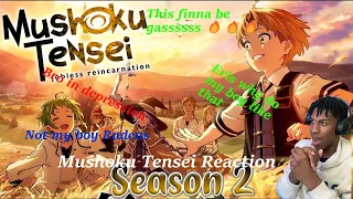 Anime Fan Reaction to Mushoku Tensei season 2 Trailer | This is gonna be gasssss !!!!