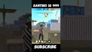 NEW SANTINO IQ - INFINITE !!🗿💀#freefireindia #manicbasha45 #shortsfeed #shorts #viral