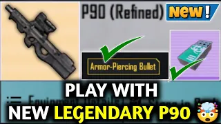 Play With LEGENDARY P90 + TOXIC Ammo 🤯 PUBG METRO ROYALE