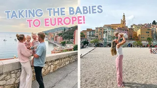 our first time taking the babies to europe!!