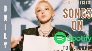 [TOP DAILY] SONGS BY KPOP ARTISTS ON SPOTIFY GLOBAL | 21 OCT 2022