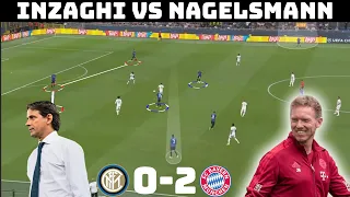 Tactical Analysis: Inter Milan 0-2 Bayern Munich | Inzaghi's Tactics vs Nagelsmann |