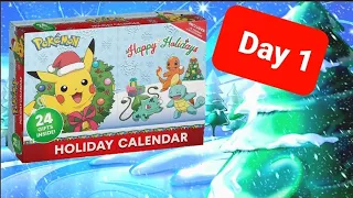 PokéMas Deluxe Holiday Advent Calendar Opening! DAY 1