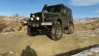 ГАЗ-69 с блокировками БТР-60 на бездорожье (GAZ-69 & Off-road)