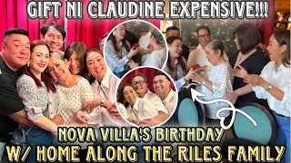 Nova Villa sinorpresa ng HOME ALONG THE RILES FAMILY ng isang birthday celebration at bonga regalo