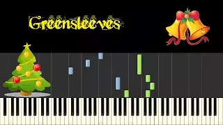 ♪ Easy Piano Tutorial: Greensleeves (What Child Is This?) - Henry VIII