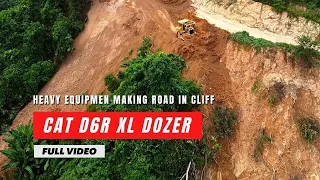 The CAT D6R XL Dozer Operator Doing An Excellent Job in Dangerous Area Full Video