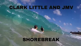 GoPro: Clark Little & Jacob VanderVelde shooting MASSIVE SHOREBREAK!