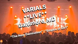 Varials LIVE @ Baltimore Soundstage (10/23/23)