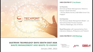 TECXPORT: Austrian Technology Days - South East Asia: Waste Management and Waste-to-Energy