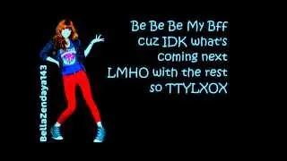 Bella Thorne - TTYLXOX (Lyrics On Screen) Full Song