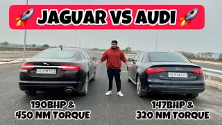 JAGUAR XF VS AUDI A4 : DRAG RACE 🚀