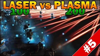 100 LASER vs 200 PLASMA GUNS - Men of War Assault Squad 2 - RobZ Realism Mod - Mini Scenario #5