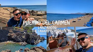 Puerto Del Carmen in Lanzarote, The Canary Islands.