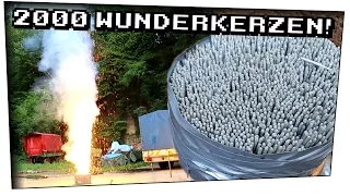 2000 Wunderkerzen auf einmal zünden!