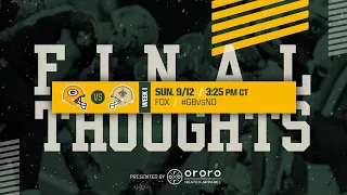 Final Thoughts: Packers at Saints